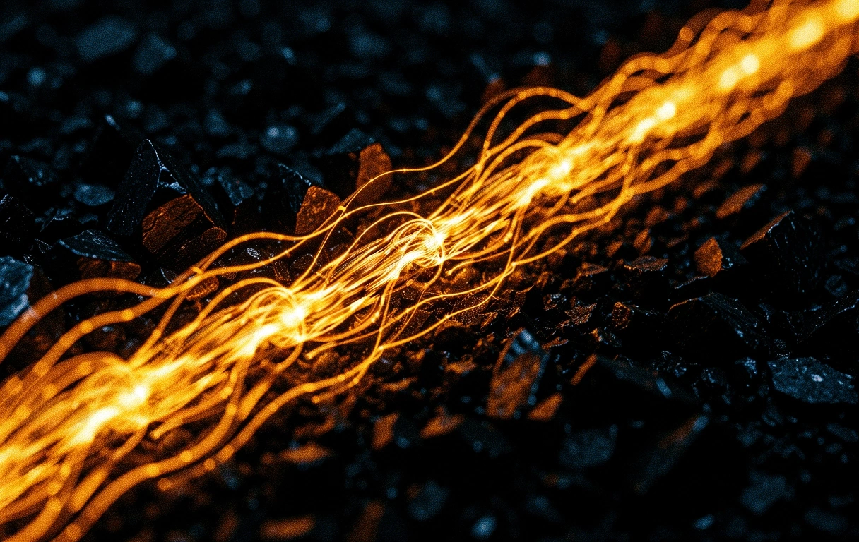 Textura de luz ámbar
